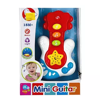 Mini Guitarra Musical Roja