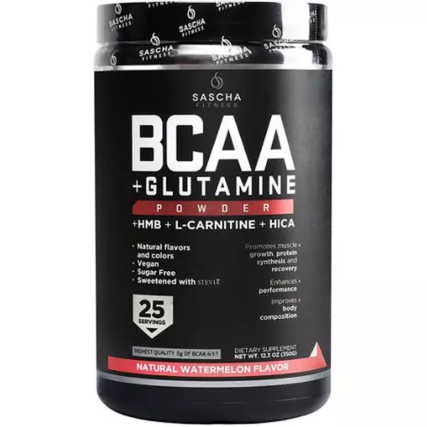 Bcaa + Glutamine Sabor Sandia 350g - Sascha Fitness