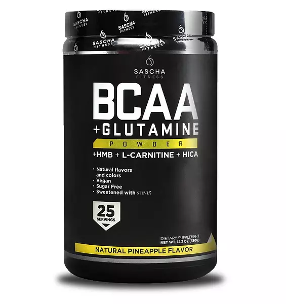 Bcaa + Glutamine Sabor Piña 350g - Sascha Fitness