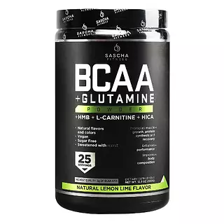 Bcaa + Glutamine Sabor Limon 350g - Sascha Fitness