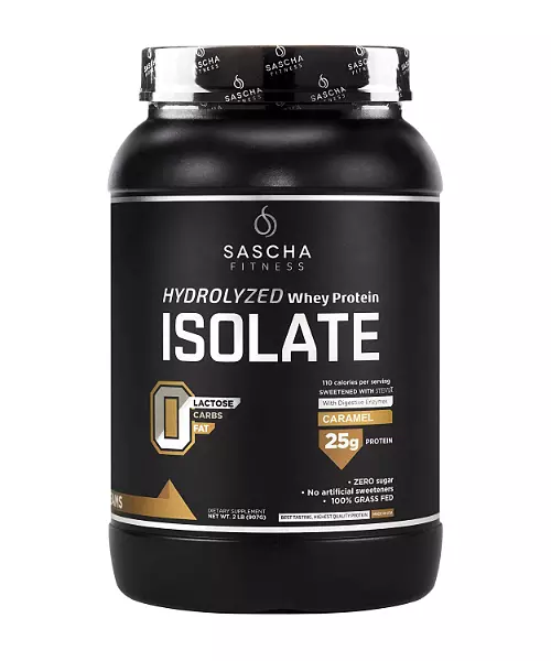 Proteina Isolate Sabor Caramelo 2lb - Sascha Fitness