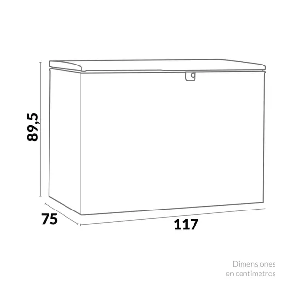 Congelador Horizontal 387 Litros Challenger