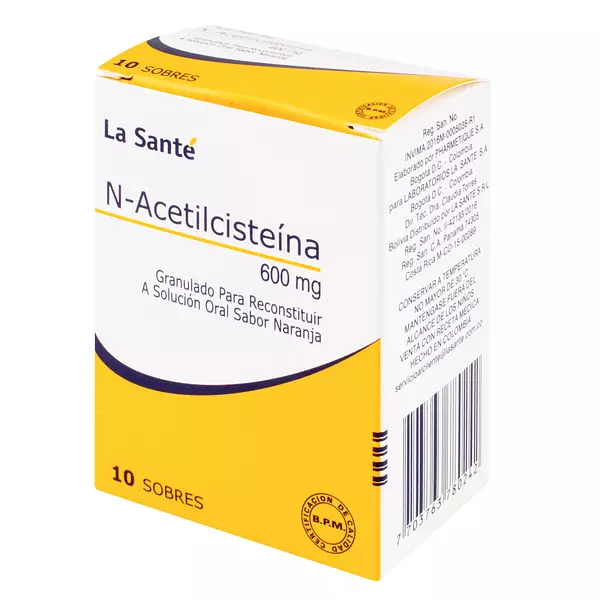 N-Acetilcisteina 600 Mg