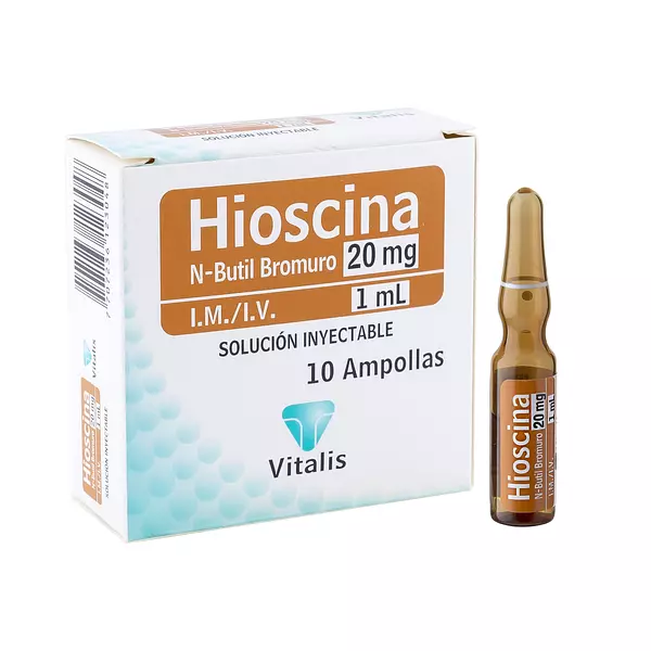 Hioscina N-Butil Bromuro 20 Mg