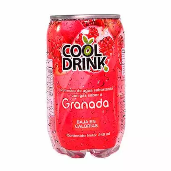 Agua con Sabor A Granada 340ml - Cool Drink