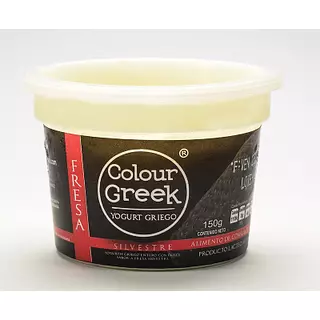 Yogurt Entero con Dulce Griego Sabor Fresa 150g - Colour Gre