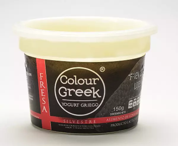 Yogurt Entero con Dulce Griego Sabor Fresa 150g - Colour Gre