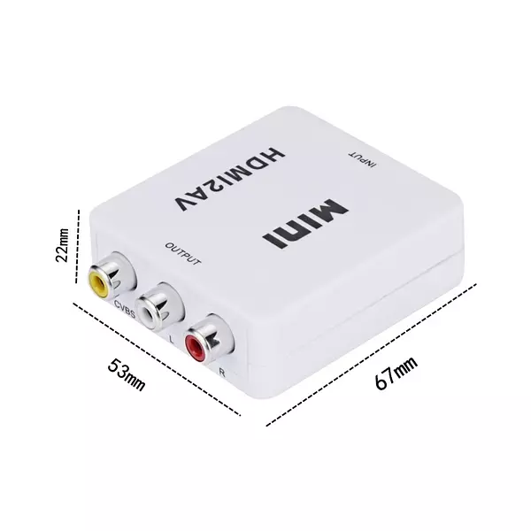 Caja Conversora Hdmi A Rca