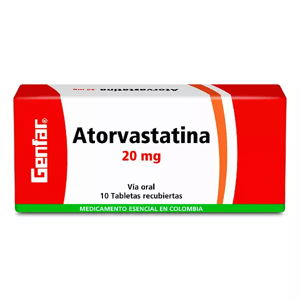 Atorvastatina 20 Mg