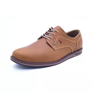 Zapatos Deportivos de Cuero Color Café