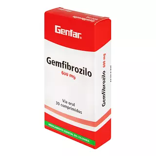 Gemfibrozilo 600 Mg
