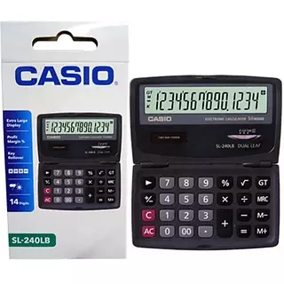Calculad.Casio Sl-240lb-W 14dig.