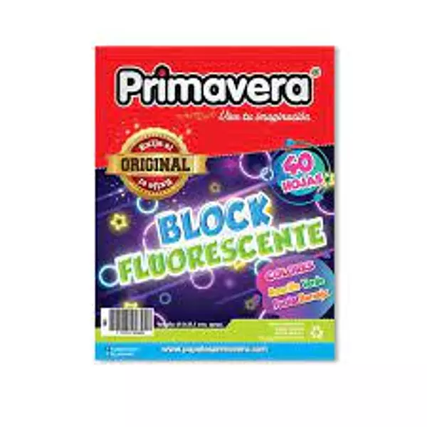 Block Fluoresc.Carta 40h