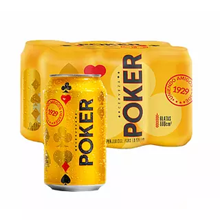 Cerveza Poker Lata