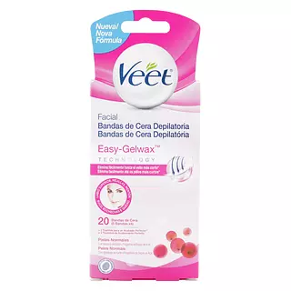 Veet Facial Bandas Cera Fria