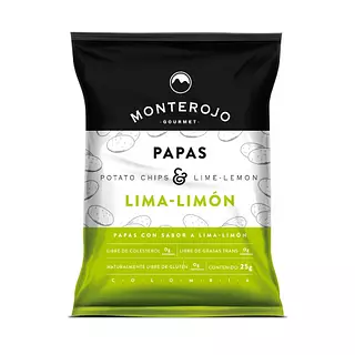 Papas Lima Limon 25gr - Monterojo