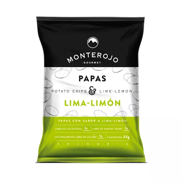 Papas Lima Limon 25gr - Monterojo