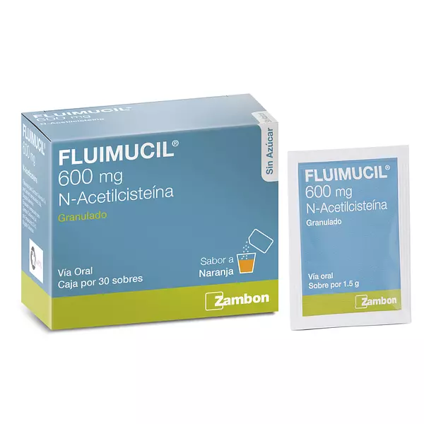 Fluimucil Sobre 600 Mg