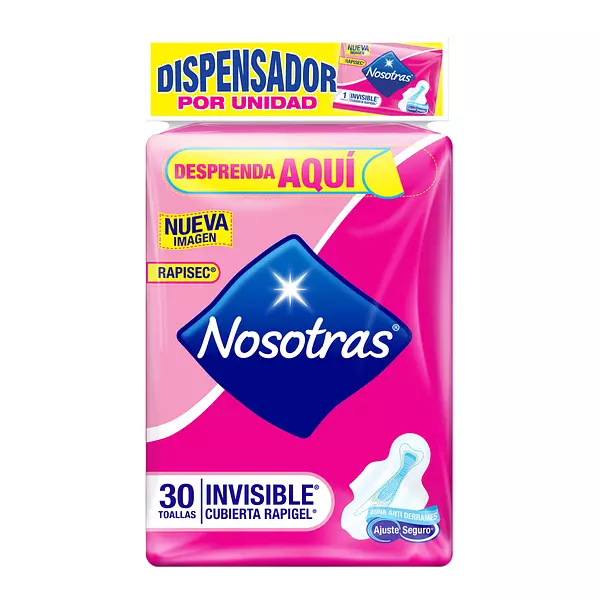 Toallas Nosotras Invisible Rapigel