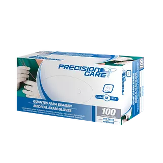 Guantes Desechables P/Examen Precision Talla M