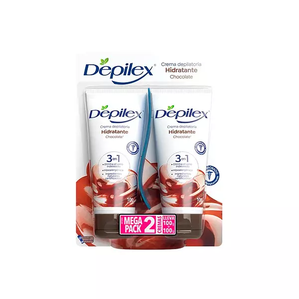 Depilex Crema Depiladora Hidratante Chocolate