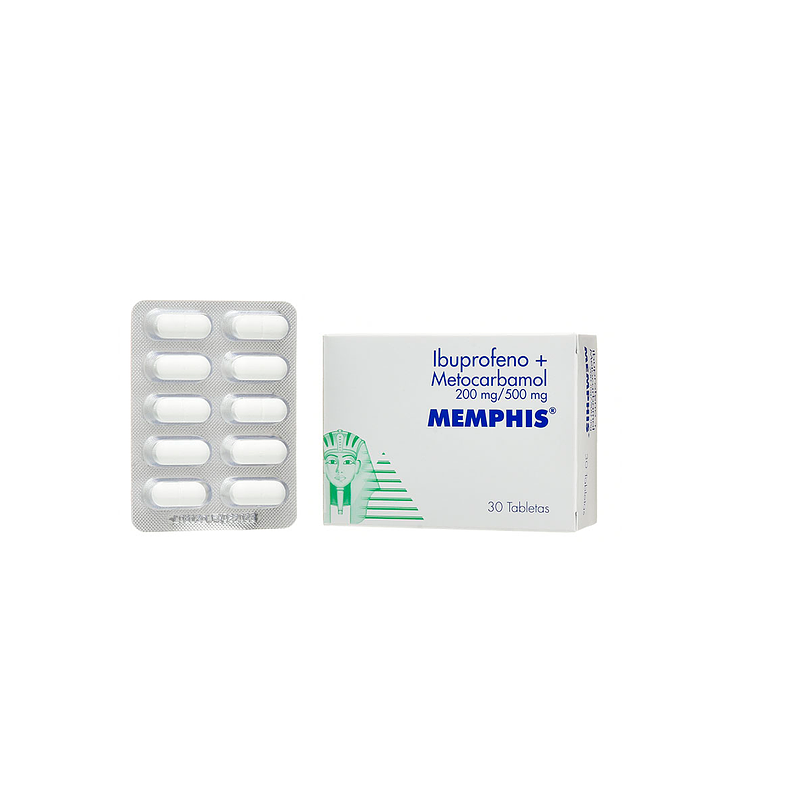 Metocarbamol 750 mg. x 10 tab. MEMPHIS 