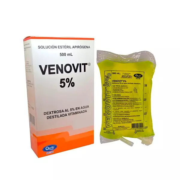 Venovit Dextrosa de Agua Destilada Vitaminada