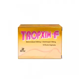 Tropxim F Metronid + Clotrimazol