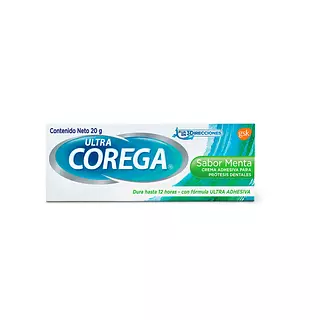 Corega Ultra Crema Adhesiva G Menta