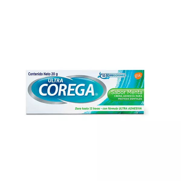 Corega Ultra Crema Adhesiva G Menta