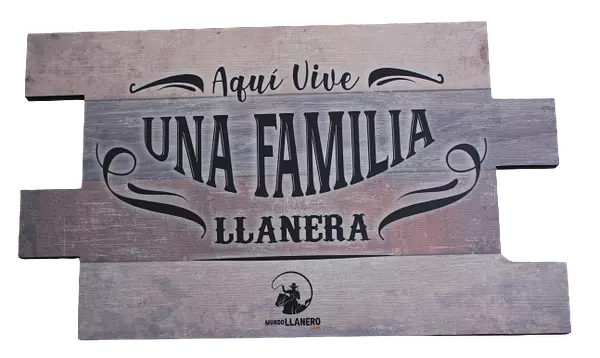 Tabla Familia Llanera Sin Lazo