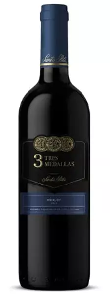 Vino Tres Medallas Merlot Santa Rita