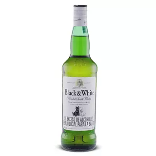 Whisky Black And White Blended