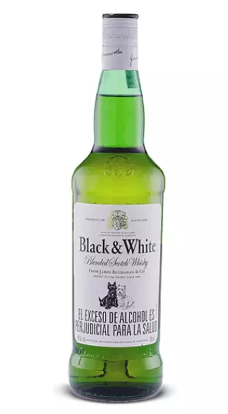 Whisky Black And White Blended