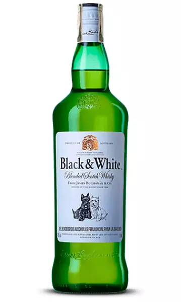 Whisky Black And White Blended