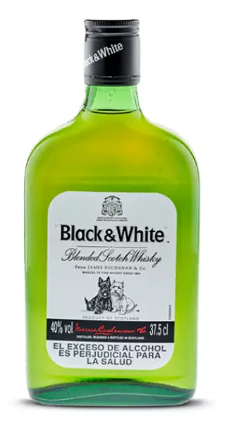 Whisky Black And White Blended