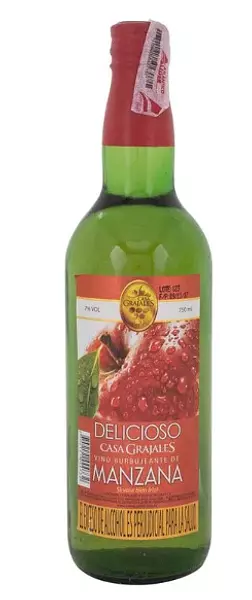 Vino Burbujeante Casa Grajales Delicioso Manzana