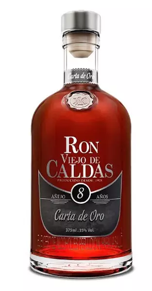 Ron Caldas Carta De Oro 8 Años