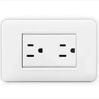 Toma Doble Con Polo New Light