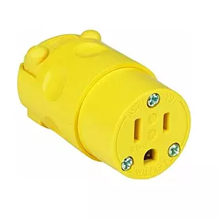 Toma Aérea 15 Amp Amarilla Leviton