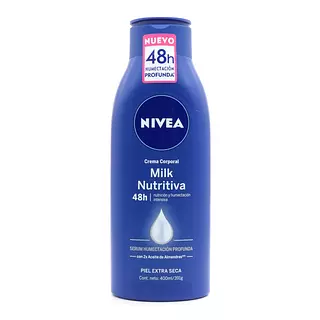 Crema Nivea Body Milk Nutritiva