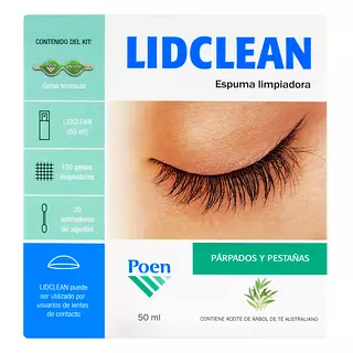 Kit Lidclean Espuma Limpiadora