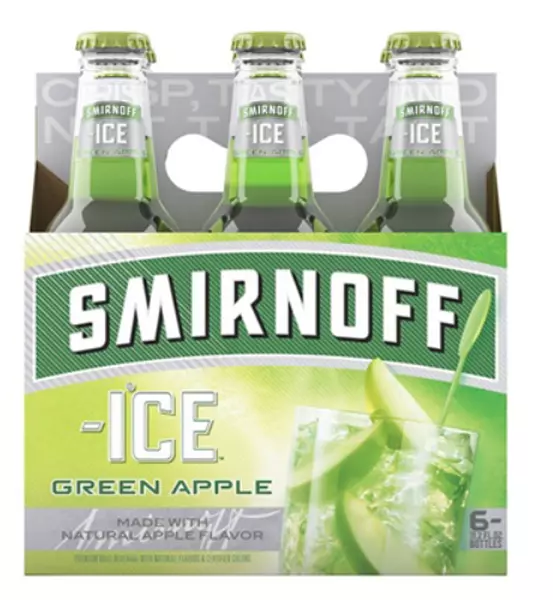 Smirnoff Green Apple Six Pack Botella