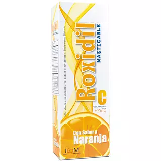 Roxidil Vitamina C+Zinc Naranja