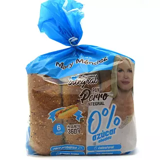 Pan Perro Integral Multigranos 360g - Mary Mendez