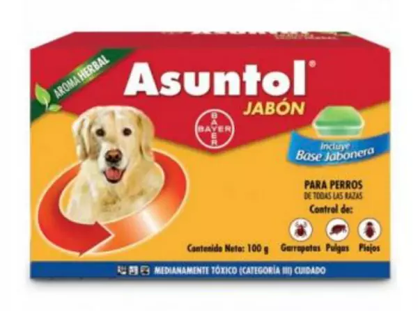 Jabon Asuntol Antipulgas Perros