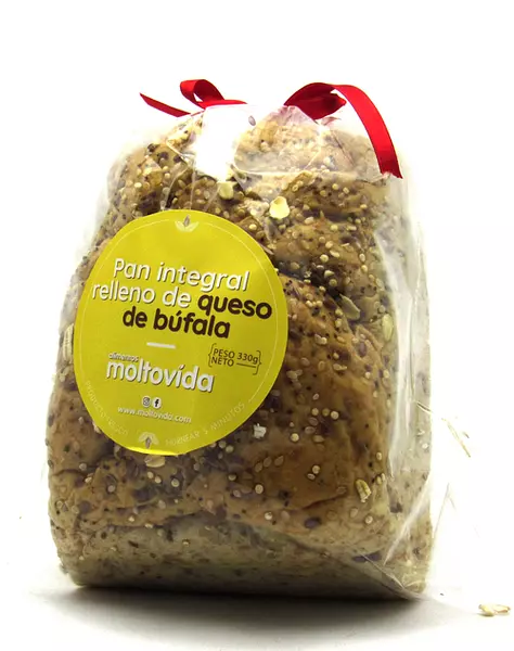 Pan Integral Relleno de Queso de Bufala 330g - Alimentos Mol