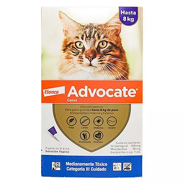 Advocate Gatos 4kg - 8kg