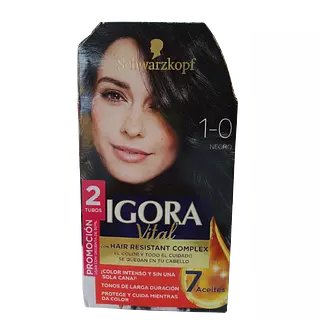 Tinte Igora Kit 1-0 Negro