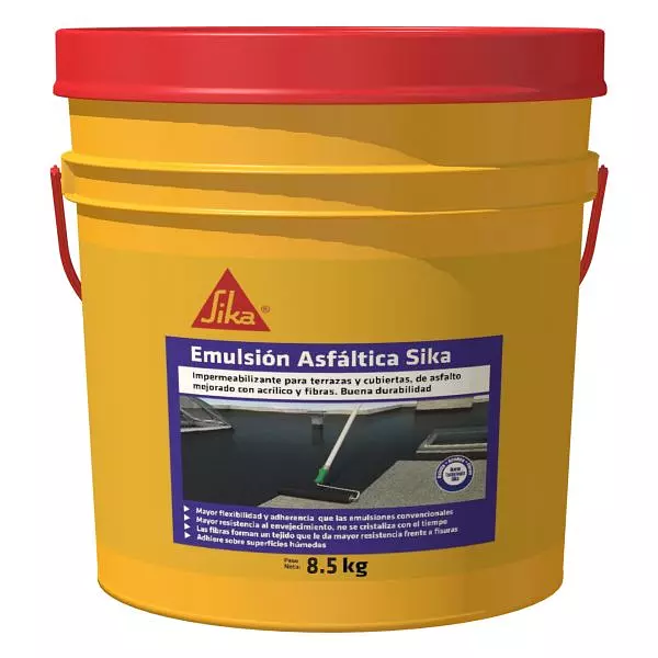 Imper Emulsion Asfaltica Sika X 8.5 Kg